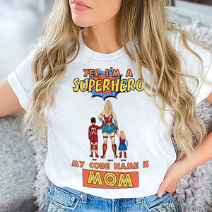 Personalized Gifts For Mother Shirt My Code Name Is Mom 05QHTI160324PA - 2D Shirts - GoDuckee