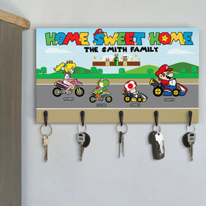 Personalized Gifts For Family Wood Key Hanger 01nati050624 - Wood Sign - GoDuckee