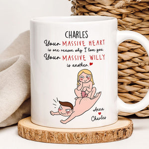 Personalized Gifts For Couples Coffee Mug One Reason Why I Love You - Coffee Mugs - GoDuckee