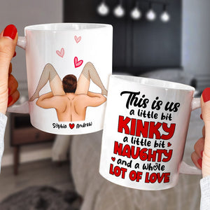 Couple, This Is Us Little Bit kinky, Personalized Mug, Couple Mug - Coffee Mug - GoDuckee
