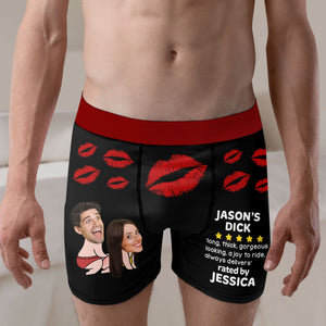 Custom Photo Gifts For Men Boxers Gorgeous Looking - Boxers & Briefs - GoDuckee
