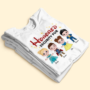 Personalized Gifts For Fathers Shirt Honored Security 06TOTI170124PA - 2D Shirts - GoDuckee