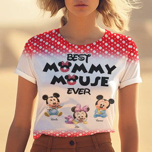 Personalized Gifts For Mom 3D Shirts Best Mommy Mouse Ever 06OHTI280324 - 3D Shirts - GoDuckee
