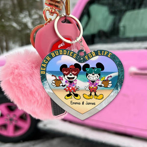 Personalized Gifts For Couple Keychain 01KADC110624 - Keychains - GoDuckee