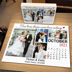 Personalized Gifts For Couples Jigsaw Puzzle The True Love - Jigsaw Puzzles - GoDuckee