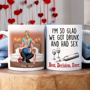 Personalized Gifts For Couples Mug Best Decision Ever - Coffee Mug - GoDuckee