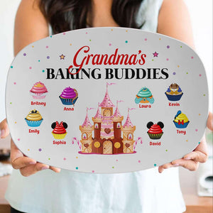 Family's Baking Buddies, Gift For Family, Personalized Resin Plate, Cupcake Kid Plate, Christmas Gift 01NADT241023 - Resin Plate - GoDuckee