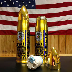 I Got Your Six 02QHDT271223 Personalized Bullet Tumbler, Gifts For Police - Bullet Tumblers - GoDuckee