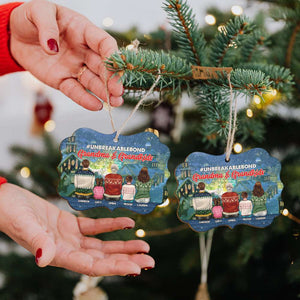 Unbreakablebond, Grandma & Grandkids, Gift For Grandma, Personalized Wood Ornament, Family Ornament, Christmas Gift - Ornament - GoDuckee