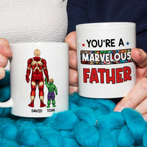 Dad DR-WHM-04HUDT260423TM Personalized Coffee Mug - Coffee Mug - GoDuckee