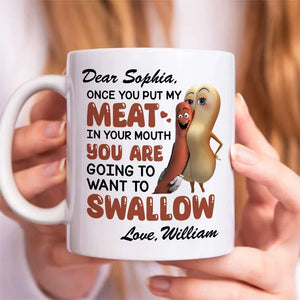 Romantic Couple, Love You Forever, Personalized Coffee Mug, Couple Gift, 04htdt310723 - Coffee Mug - GoDuckee