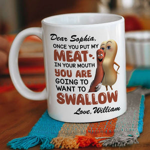 Romantic Couple, Love You Forever, Personalized Coffee Mug, Couple Gift, 04htdt310723 - Coffee Mug - GoDuckee