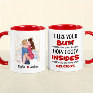 I Like You, Personalized Couple Make Love Mug 03DNDT060323TM - Coffee Mug - GoDuckee