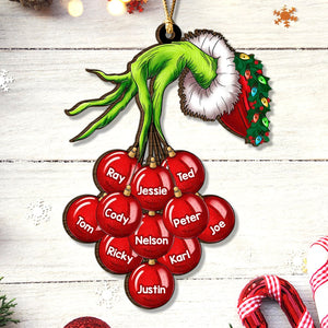 Family-Personalized Wood Ornament - Gift For Family- Christmas Gift- PW17-ORNM-WOOD-01acdt080923-ver2 - Ornament - GoDuckee