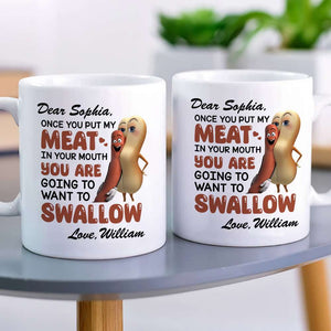 Romantic Couple, Love You Forever, Personalized Coffee Mug, Couple Gift, 04htdt310723 - Coffee Mug - GoDuckee