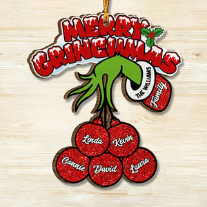 Family Christmas Gifts 02ACDT210923 Personalized Wood Ornament, Gifts For Family - Ornament - GoDuckee