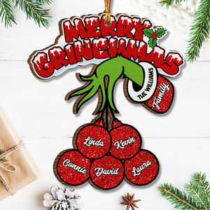 Family Christmas Gifts 02ACDT210923 Personalized Wood Ornament, Gifts For Family - Ornament - GoDuckee