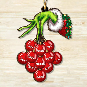 Family-Personalized Wood Ornament - Gift For Family- Christmas Gift- PW17-ORNM-WOOD-01acdt080923-ver2 - Ornament - GoDuckee