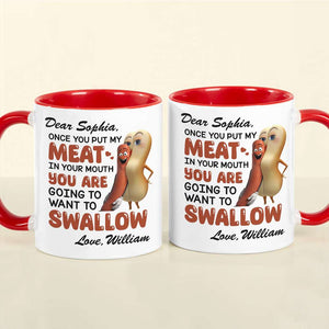 Romantic Couple, Love You Forever, Personalized Coffee Mug, Couple Gift, 04htdt310723 - Coffee Mug - GoDuckee