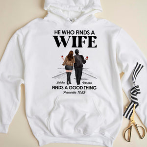 Fine A Good Thing, Couple Drinking Personalized T-shirt Hoodie Sweatshirt - Shirts - GoDuckee