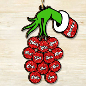 Christmas Gift For Family 041ACDT250823 Personalized Wood Ornament - Ornament - GoDuckee