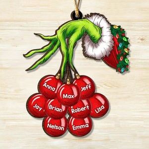 Family-Personalized Wood Ornament - Gift For Family- Christmas Gift- PW17-ORNM-WOOD-01acdt080923-ver2 - Ornament - GoDuckee