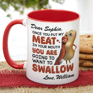 Romantic Couple, Love You Forever, Personalized Coffee Mug, Couple Gift, 04htdt310723 - Coffee Mug - GoDuckee