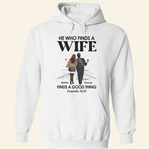 Fine A Good Thing, Couple Drinking Personalized T-shirt Hoodie Sweatshirt - Shirts - GoDuckee