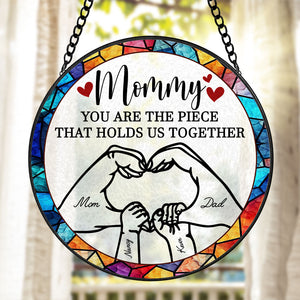 Personalized Gifts For Mom Stained Glass 04xqti210325 - Ornament - GoDuckee