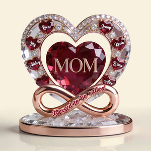 Blessed To Be Called Mom Acrylic Plaque Personalized Gifts For Mom 02PGTI150426 - Shaped Plaques - GoDuckee