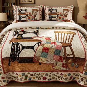 Sewing Quilt Bedding Set - Personalized Gifts For Sewing Lovers 01ohti050825 - Blanket - GoDuckee