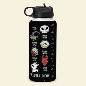 Nightmare Gym, Personalized Water Bottle, Spooky Gym Bottle 01QHTI140723 - Water Bottles - GoDuckee
