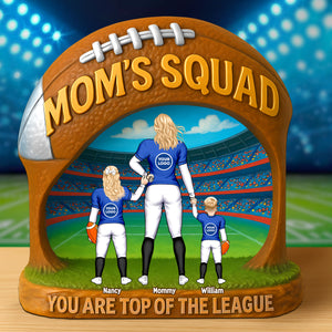 Personalized Gifts For Football Mom Plaque, Top Of The League 04tgti140425pa - Shaped Plaques - GoDuckee