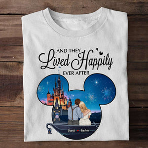 Personalized Couple Shirt And They Lived Happily Ever After, Gift For Couple - Shirts - GoDuckee
