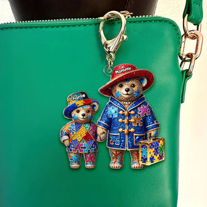 Personalized Gifts For Autism Mom Keychain, Mama Bear 04tgti220325 - Keychains - GoDuckee