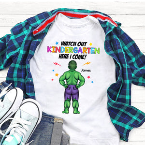 Watch Out, Here I Come, Gift For Kids, Personalized Shirt, Back To School Kids Shirt 05NATI280623TM - Shirts - GoDuckee