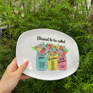 Blessed To Be Called 05HUDT070623 Personalized Resin Plate Gift For Family - Resin Plate - GoDuckee