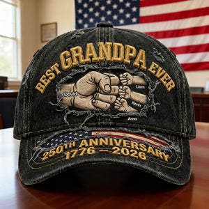 250th Anniversary Classic Cap Personalized Gifts For Dad 05NATI040326 - Caps - GoDuckee