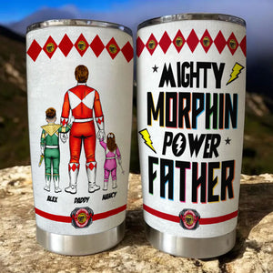 Power Father Tumbler - Personalized Gifts For Dad 01huti170525 - Tumbler Cup - GoDuckee