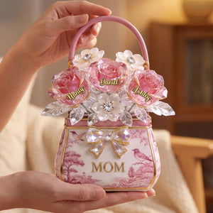 Mom Flower Basket Acrylic Plaque - Personalized Gifts For Mom 01PGTI310326 - Shaped Plaques - GoDuckee