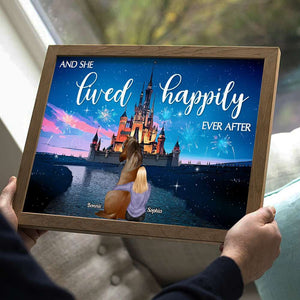 Horse And She Lived Happily Ever After 04ACDT100623TM Personalized Canvas Poster - Poster & Canvas - GoDuckee