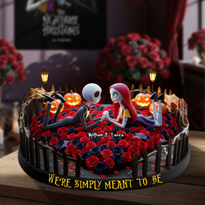 Horror Couple Plaque - Personalized Gifts For Couple 04toti090625 - Shaped Plaques - GoDuckee