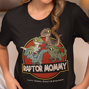 Personalized Gifts For Mom Shirt Raptor Mommy 01HULI050523 - Shirts - GoDuckee