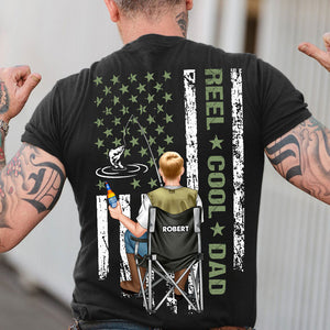 Reel Cool Dad Personalized Fishing Dad, Gift For Dad - Shirts - GoDuckee