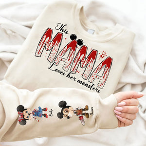 This Family Love Their Monsters, Gift For Family, Personalized 3D Shirt, Horror Mouse Kids Shirt, Halloween Gift 02HUTI190923HH - AOP Products - GoDuckee