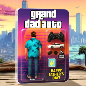 Game Dad Plaque - Personalized Gifts For Dad 02nati070525 - Shaped Plaques - GoDuckee