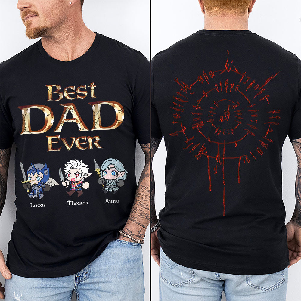 Personalized Gifts For Dad Shirt Best Dad Ever 05TOTI260324 Father's Day - 2D Shirts - GoDuckee