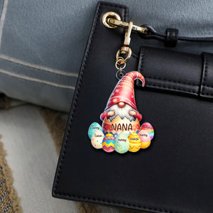 Personalized Easter Gifts For Grandma Keychain 02nati060225 Gnome Nana - Keychains - GoDuckee