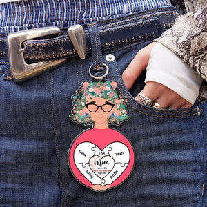 Personalized Gifts For Mom Keychain 04huti280225 - Keychains - GoDuckee