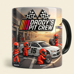 Dad’s Fast Lane Crew Magic Coffee Mug - Personalized Gifts For Dads 02NATI080526 - Coffee Mug - GoDuckee